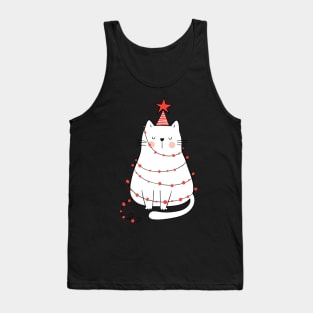 Cute Cat Gift For Christmas Tank Top